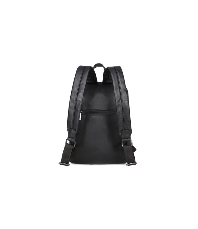 Wimona Silvina Schouder/rugtas Zwart 37X30X15 CM