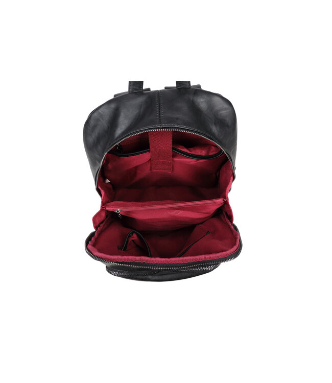 Wimona Silvina Schouder/rugtas Zwart 37X30X15 CM