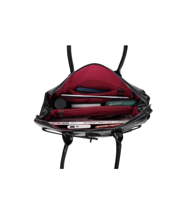 Wimona Liona Handtas Zwart 28,5X33,5X12 CM