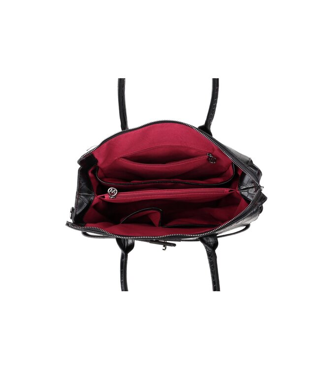 Wimona Liona Handtas Zwart 28,5X33,5X12 CM