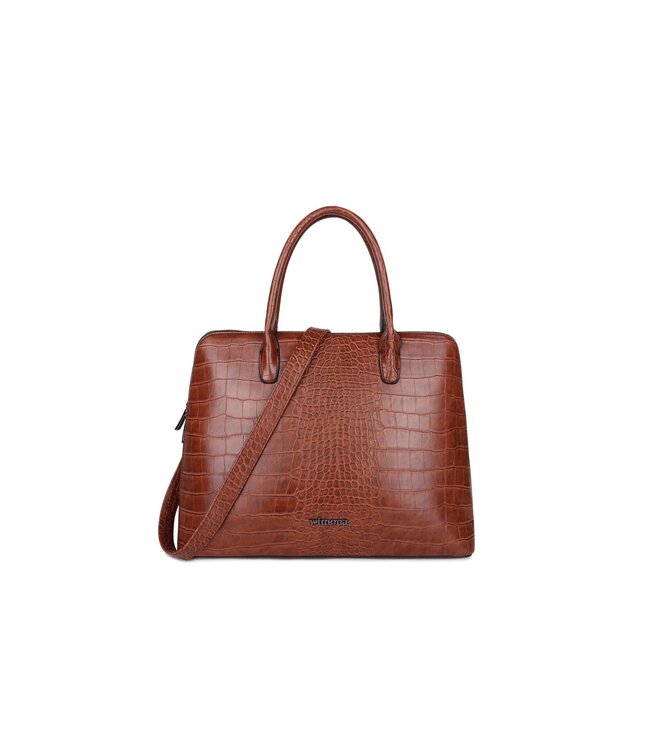 Wimona Luisa School/werktas Cognac 31X40X12 CM