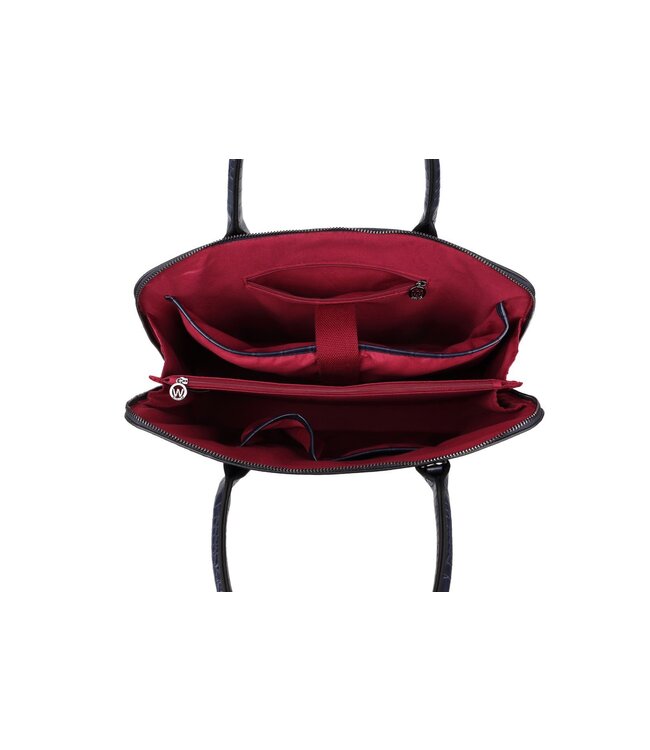 Wimona Luisa School/werktas Donkerblauw 31X40X12 CM