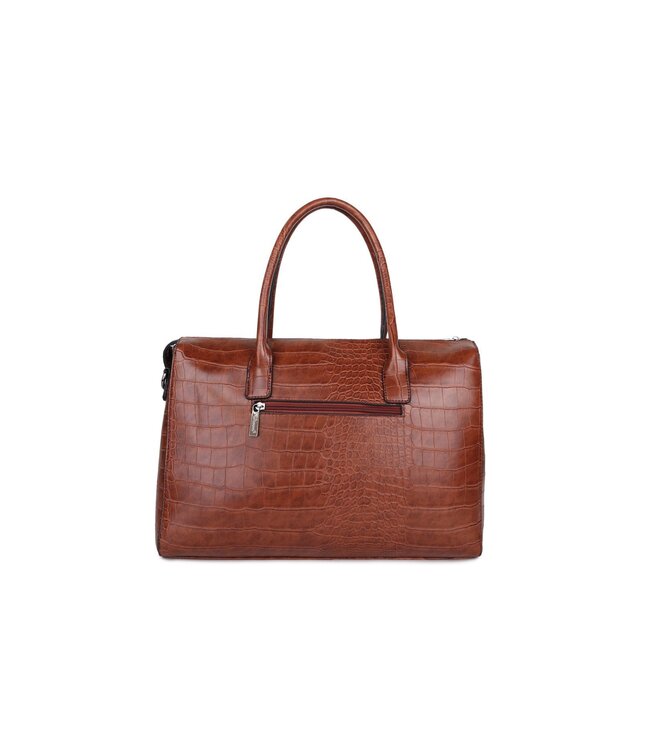 Wimona Sofia School/werktas Cognac 31,5X41X13,5 CM