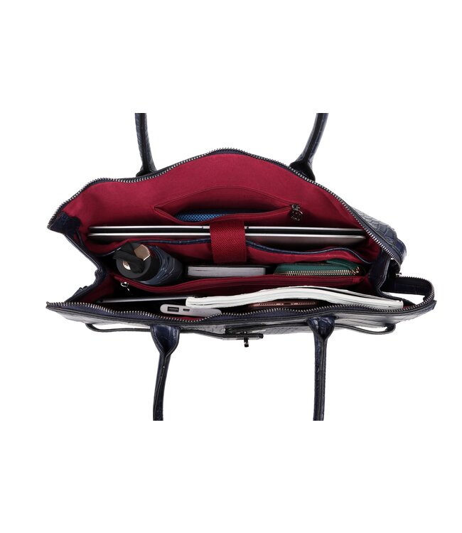 Wimona Sofia School/werktas Donkerblauw 31,5X41X13,5 CM