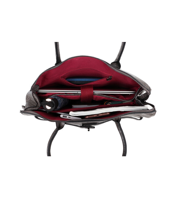 Wimona Sofia School/werktas Grijs 31,5X41X13,5 CM