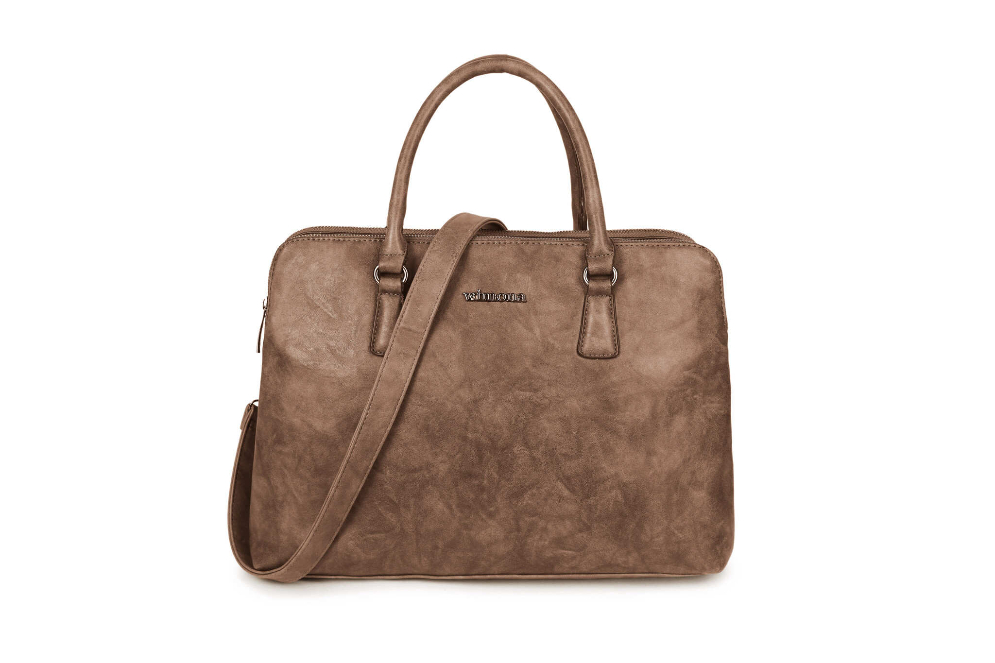 Handtas taupe hotsell
