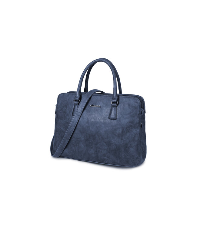 Wimona Arianne one Handtas Donkerblauw 29X41X14,5 CM