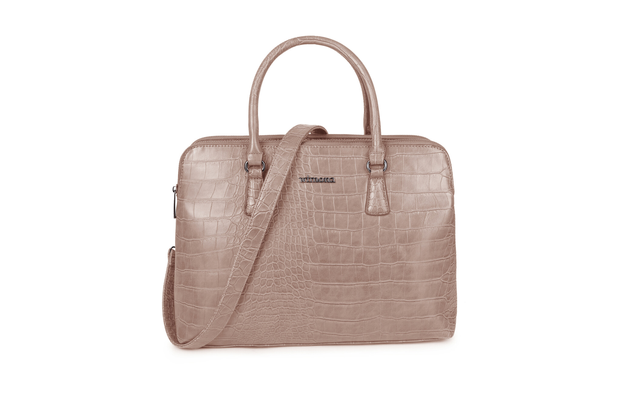 Wimona Arianne Handtas Licht Taupe KofferStunter