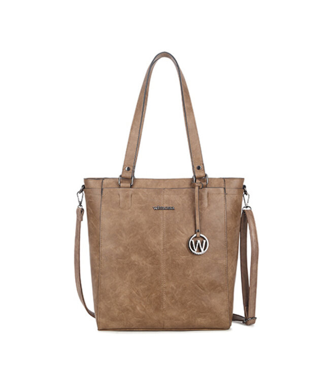 Wimona Fatma School/werktas Taupe 35X32X12 CM