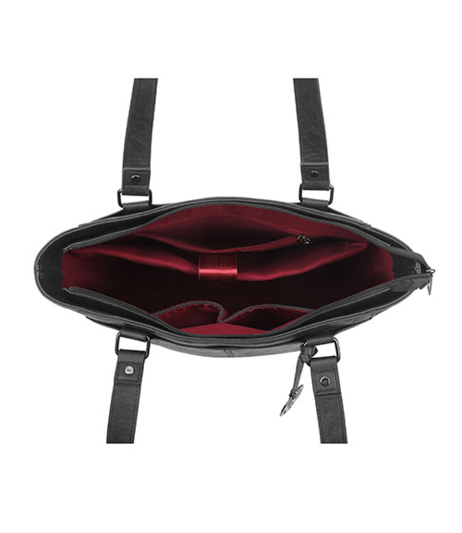 Wimona Fatma School/werktas Zwart 35X32X12 CM