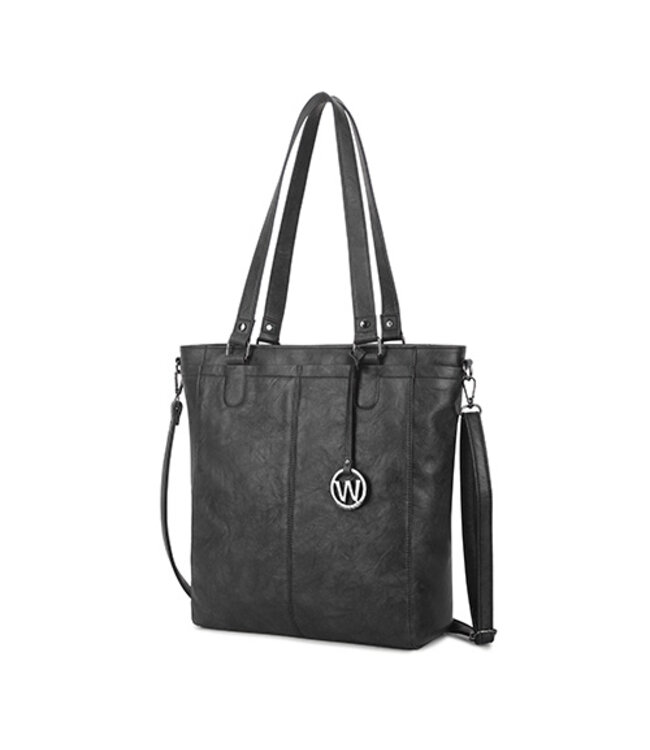 Wimona Fatma School/werktas Zwart 35X32X12 CM