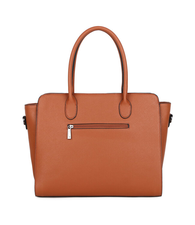 Wimona Sienna School/werktas Cognac/bruin 31,5X38X14,5 CM
