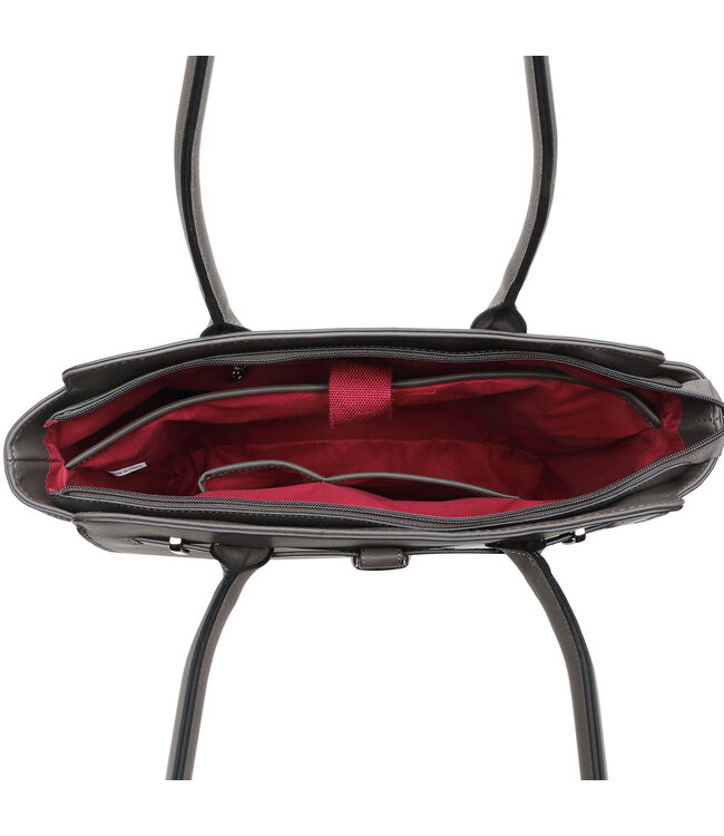 Wimona Sienna School/werktas Grijs 31,5X38X14,5 CM