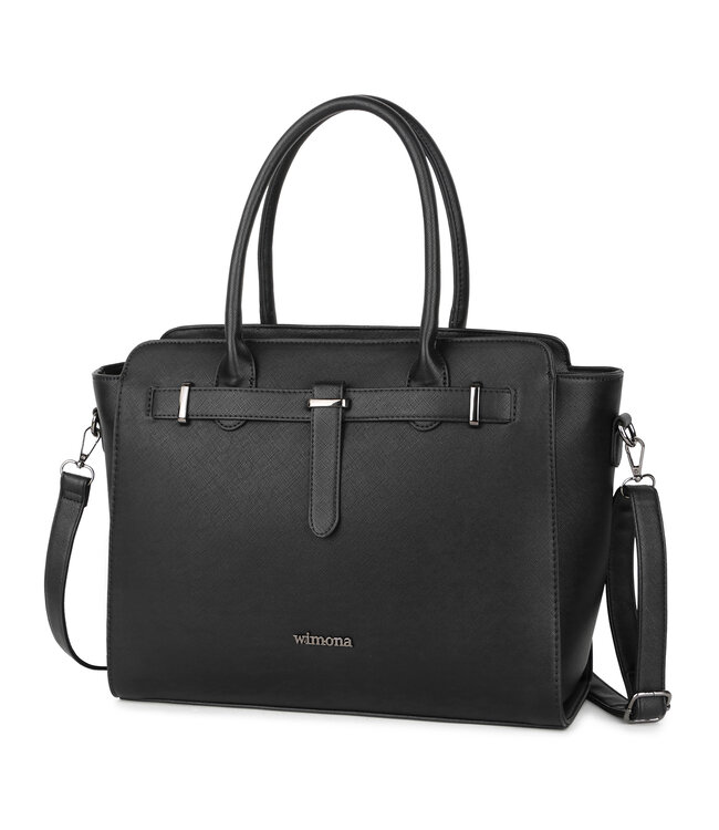 Wimona Sienna School/werktas Zwart 31,5X38X14,5 CM