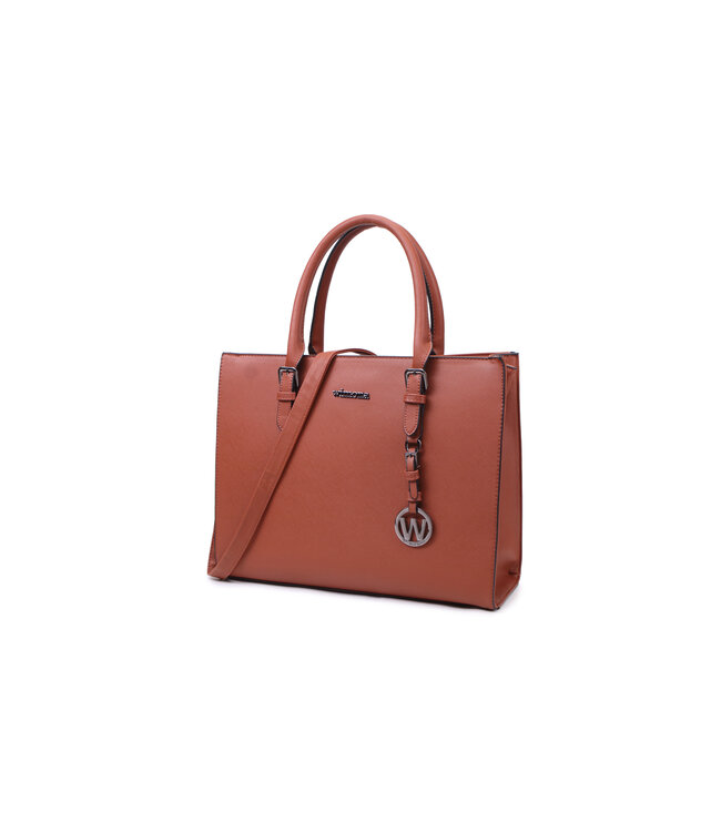 Wimona Natalia One School/werktas Cognac 30X38X15 CM
