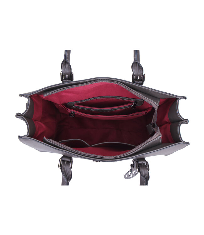 Wimona Natalia One School/werktas Grijs 30X38X15 CM