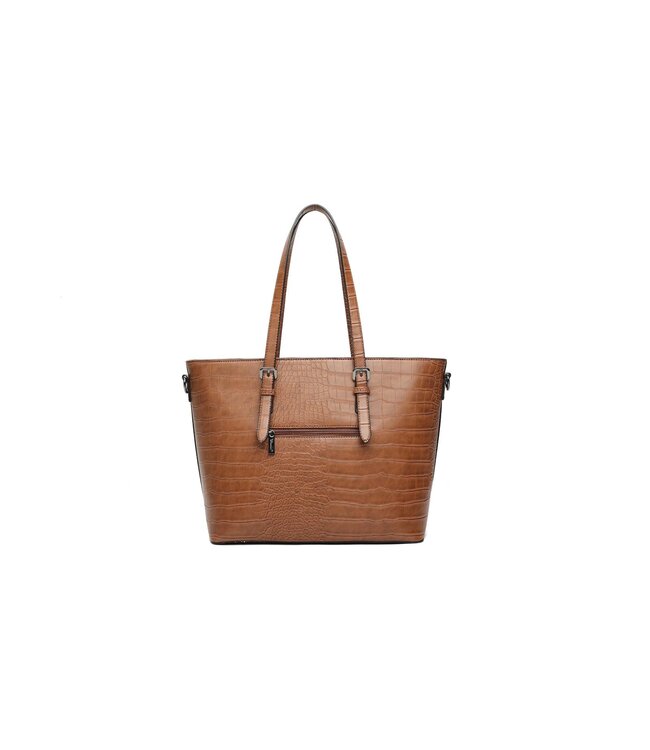 Wimona Louise School/werktas Cognac 32X44X16 CM