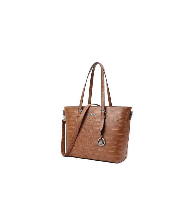 Wimona Louise School/werktas Cognac 32X44X16 CM