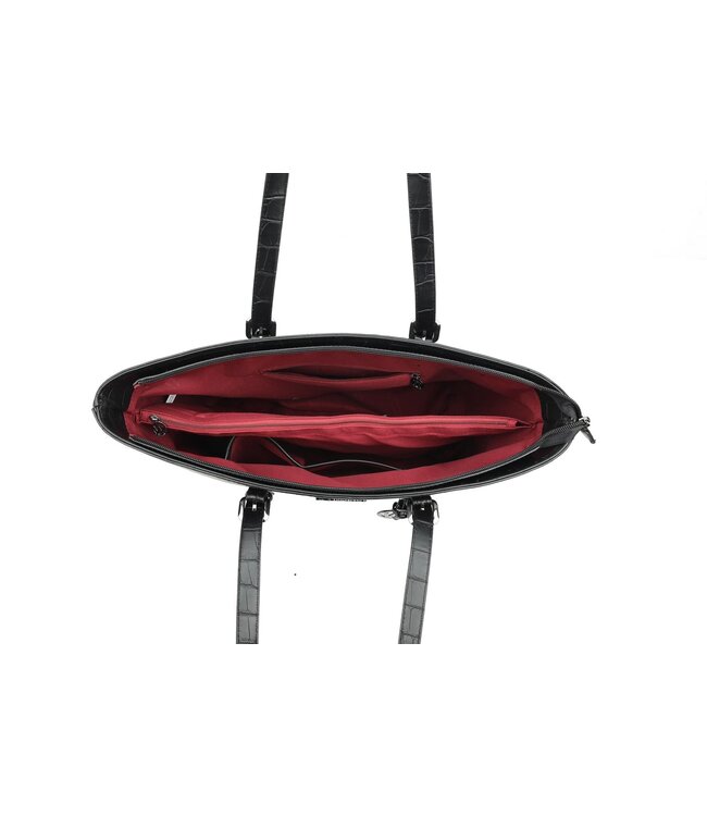 Wimona Louise School/werktas Zwart 32X44X16 CM