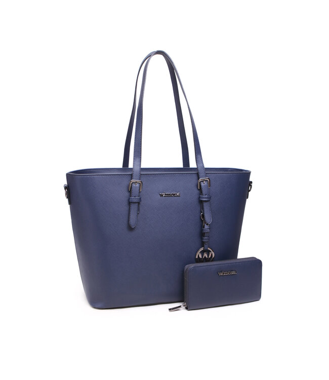 Wimona Kyara One School/werktas Donkerblauw 32X44X16 CM