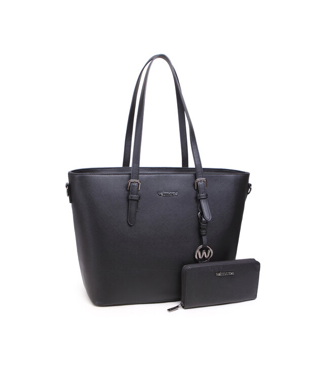 Wimona Kyara One School/werktas Zwart 32X44X16 CM