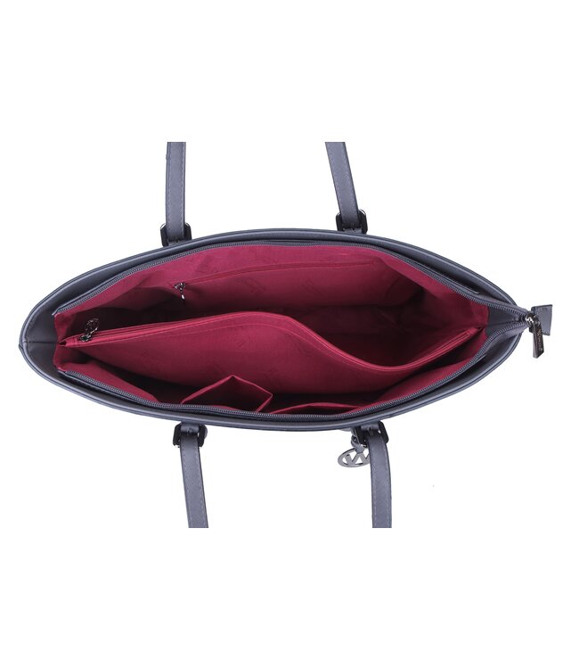 Wimona Kyara Handtas Grijs 27X33X14 CM