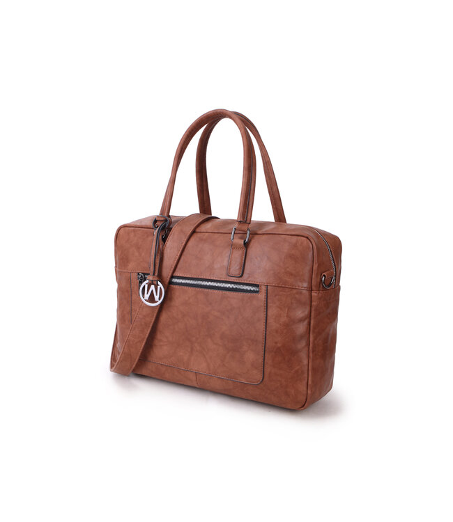 Wimona Milena School/werktas Cognac 27,5X41X14 CM