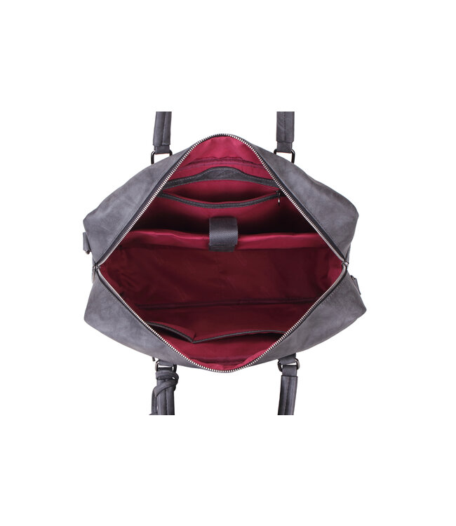 Wimona Milena School/werktas Grijs 27,5X41X14 CM