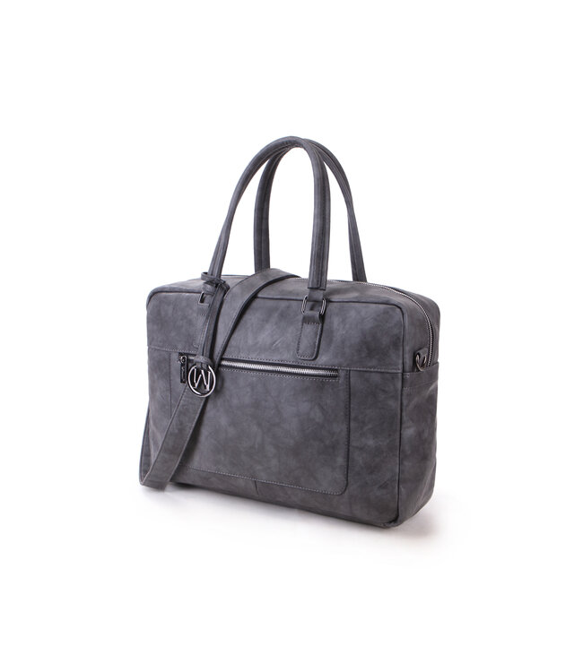 Wimona Milena School/werktas Grijs 27,5X41X14 CM