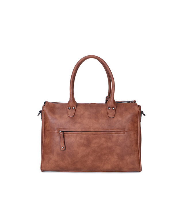 Wimona Fabiana Two School/werktas Cognac 36X47X14 CM