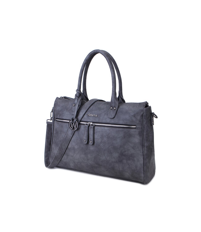 Wimona Fabiana Two School/werktas Grijs 36X47X14 CM