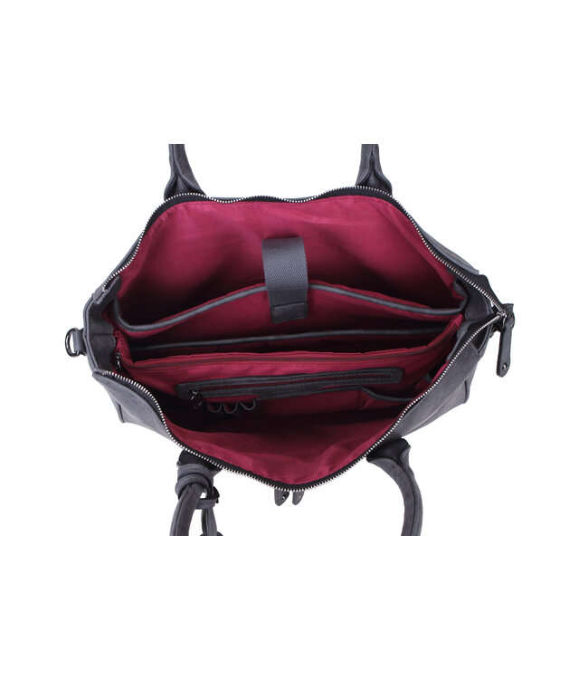 Wimona Fabiana Two School/werktas Grijs 36X47X14 CM