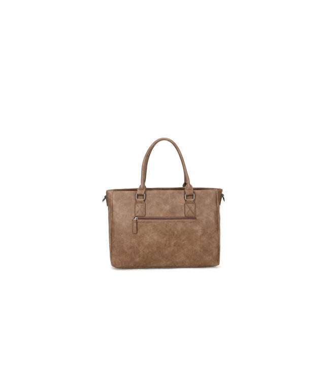 Wimona Carmina Schouder/handtas Taupe 30X41X12 CM