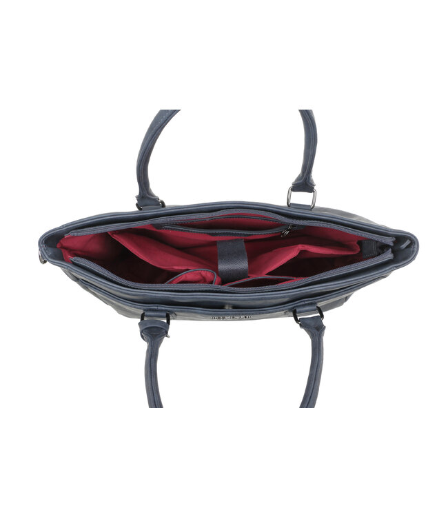 Wimona Carmina Schouder/handtas Donkerblauw 30X41X12 CM