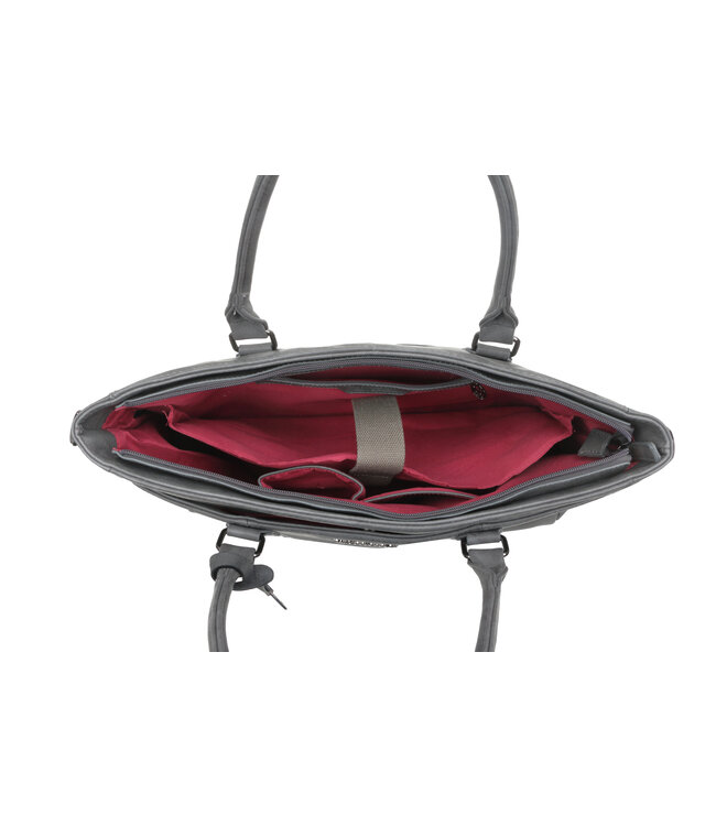 Wimona Carmina Schouder/handtas Grijs 30X41X12 CM