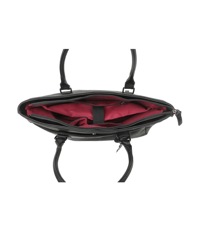 Wimona Carmina Schouder/handtas Zwart 30X41X12 CM