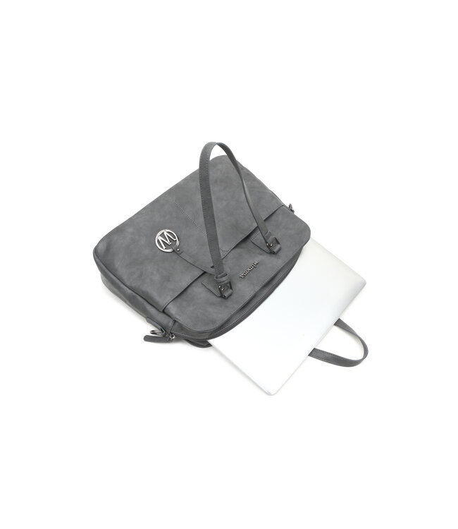 Wimona Carlotta School/werktas Grijs 30X39X11 CM