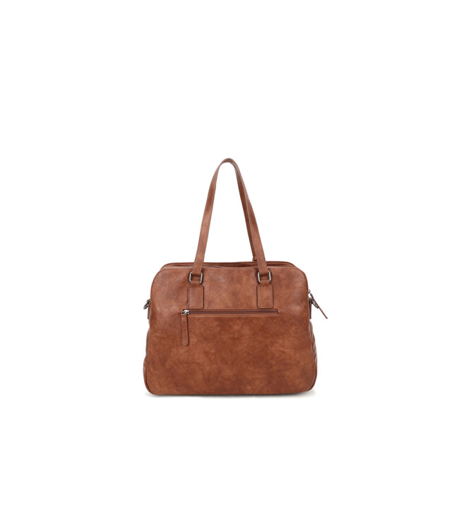 Wimona Carlotta School/werktas Cognac/bruin 30X39X11 CM