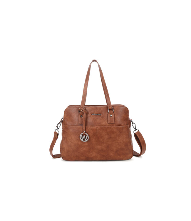 Wimona Carlotta School/werktas Cognac/bruin 30X39X11 CM