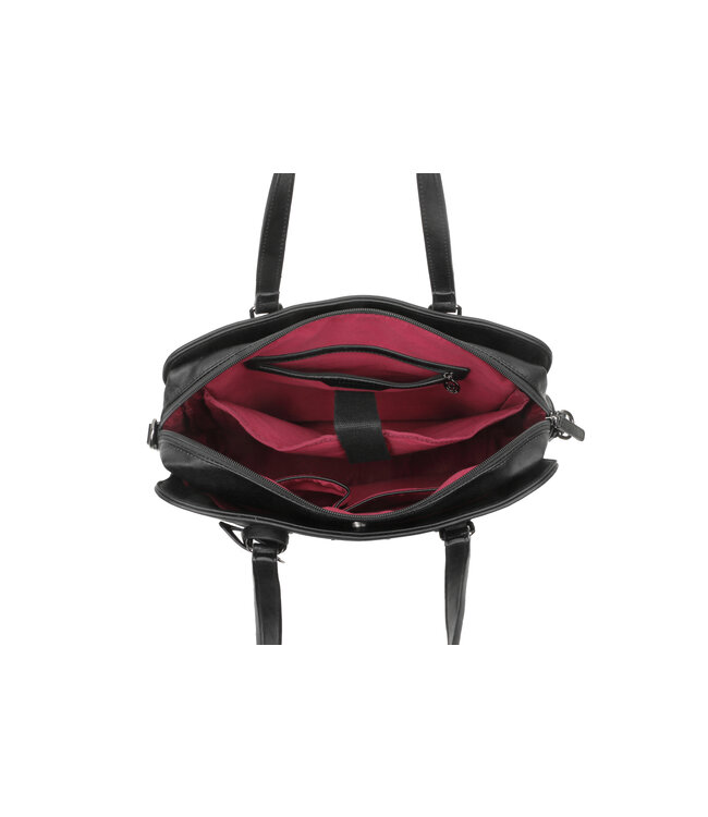 Wimona Carlotta School/werktas Zwart 30X39X11 CM