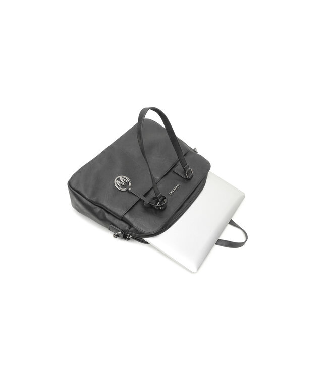 Wimona Carlotta School/werktas Zwart 30X39X11 CM