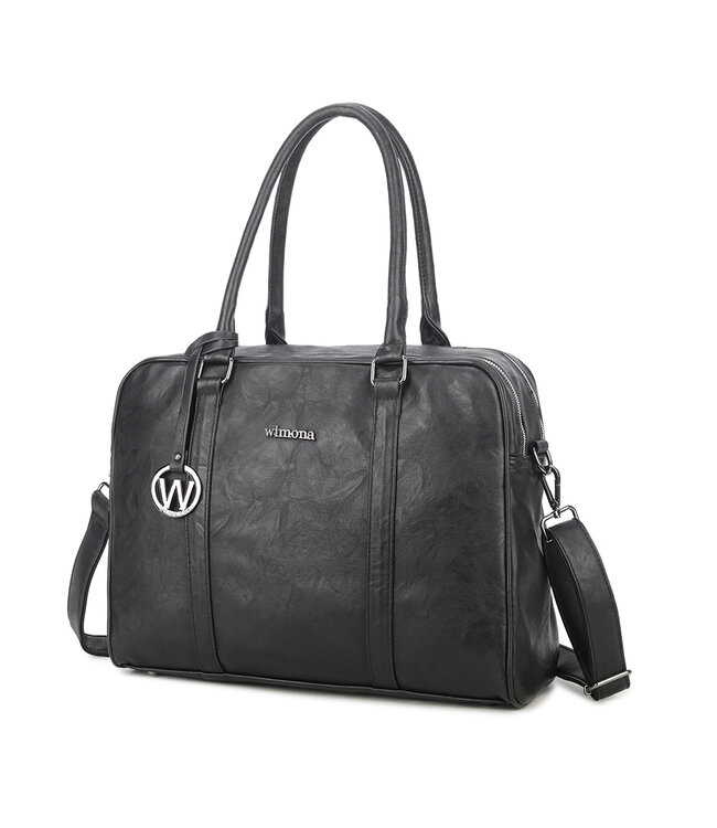 Wimona Luciana One School/werktas Zwart 30,5X41X17,5 CM