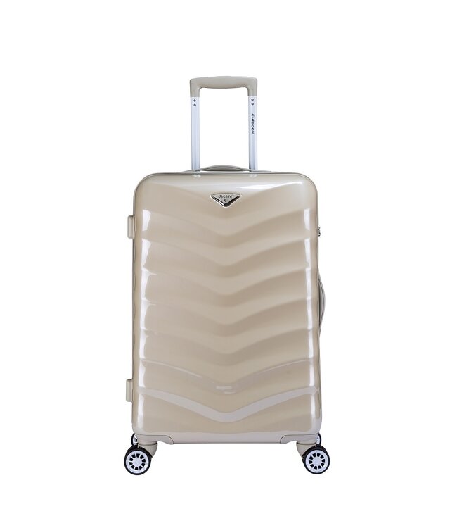Decent Exclusivo-One Grote koffer Champagne 77X48X28 CM