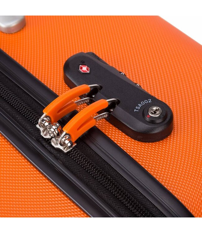 Decent Neon-Fix Handbagage koffer Oranje 50X35X20 CM