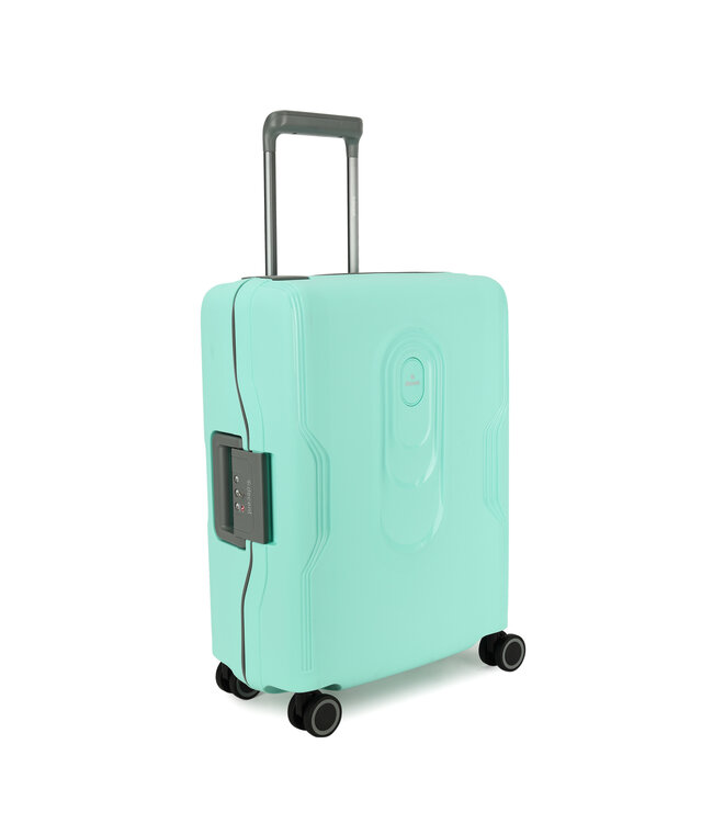 Decent On Tour Handbagage koffer Groen 55X40X20 CM