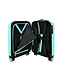 Decent Neon-Fix Handbagage koffer Mintgroen 50X35X20 CM