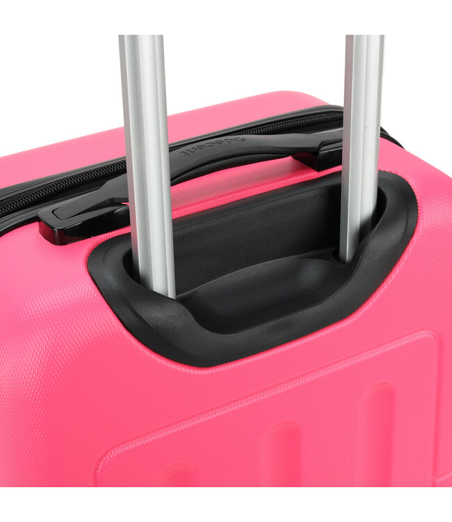 Decent Neon-Fix Handbagage koffer Roze 50X35X20 CM