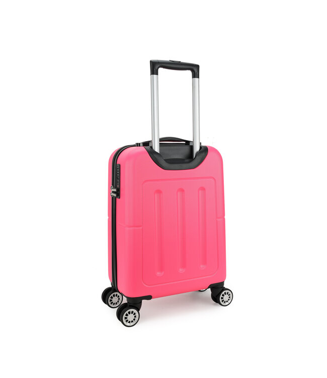 Decent Neon-Fix Handbagage koffer Roze 50X35X20 CM