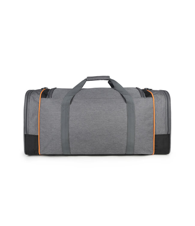 Decent Flexplus weekendtas Grijs/oranje 70X32X34 CM