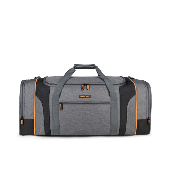 Decent Flexplus weekendtas Grijs/oranje 70X32X34 CM